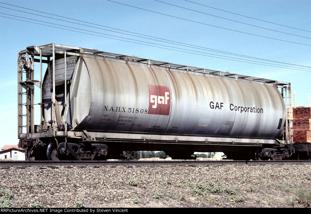 GAF Corporation 3500 cf covered hopper NAHX #51808